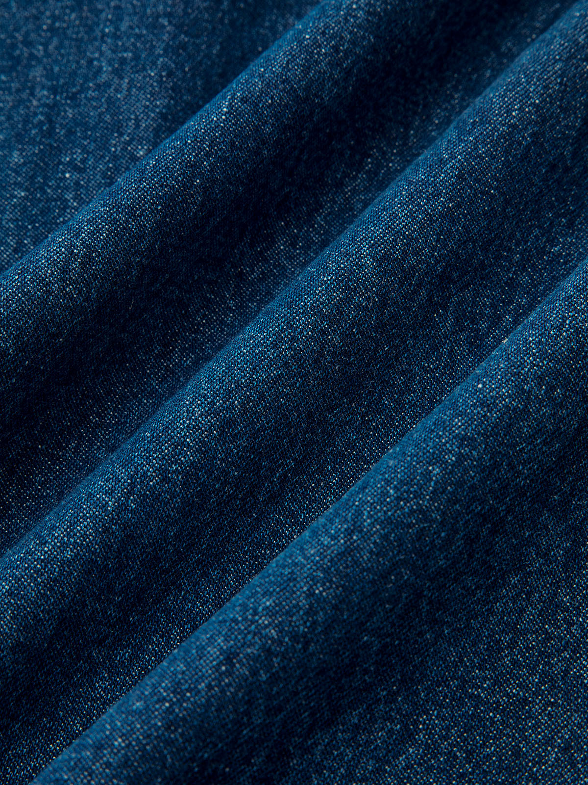 Elastic Waistband Denim Wide-Leg Pants-Chicvia