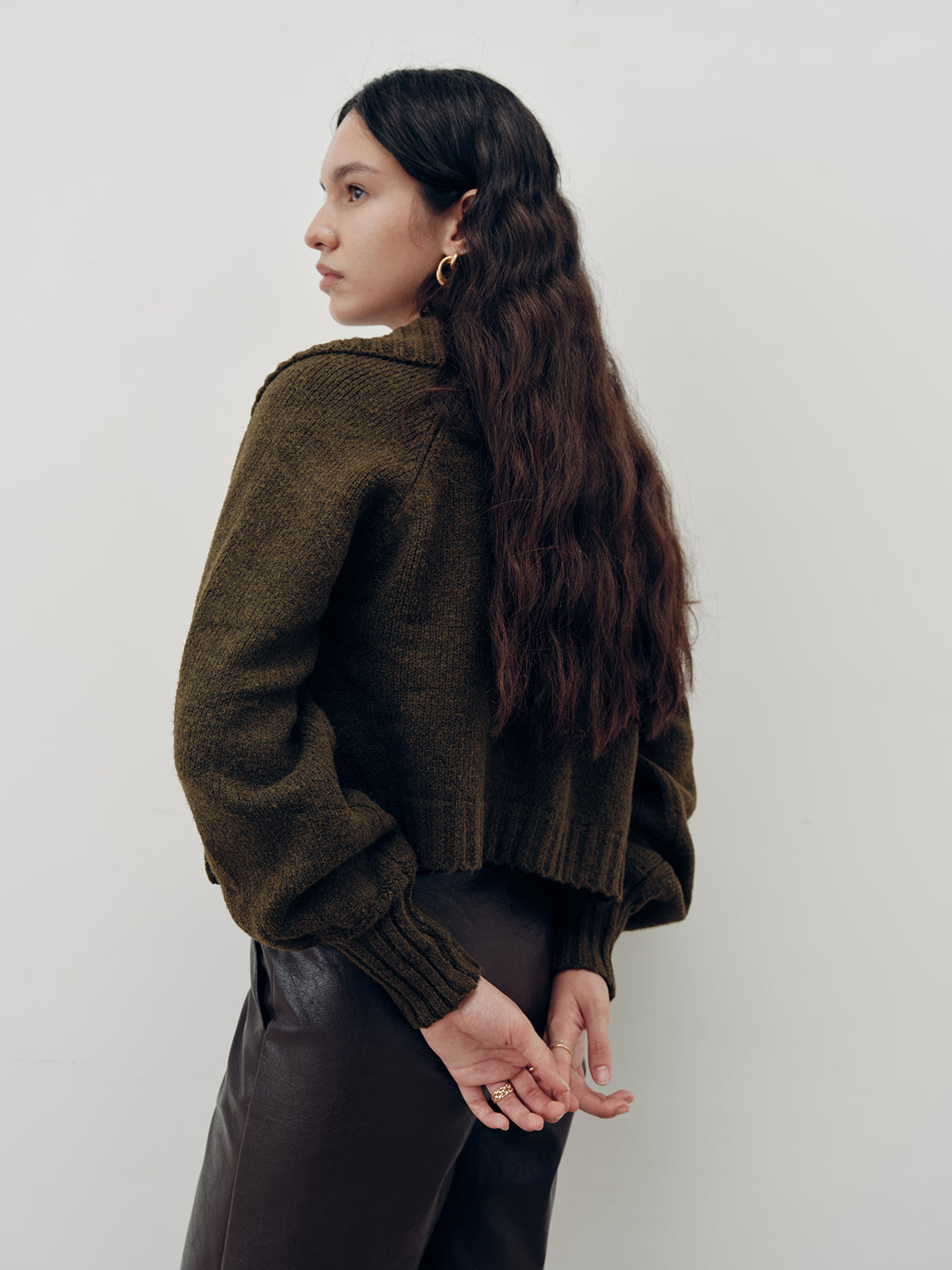 Knit Strapless Top and Cardigan Two-Piece Set-Chicvia