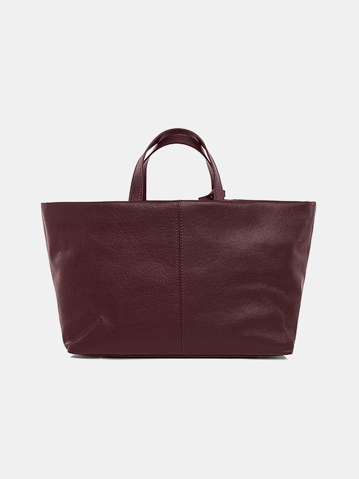 Faux Leather Large-Capacity Tote Bag-Chicvia