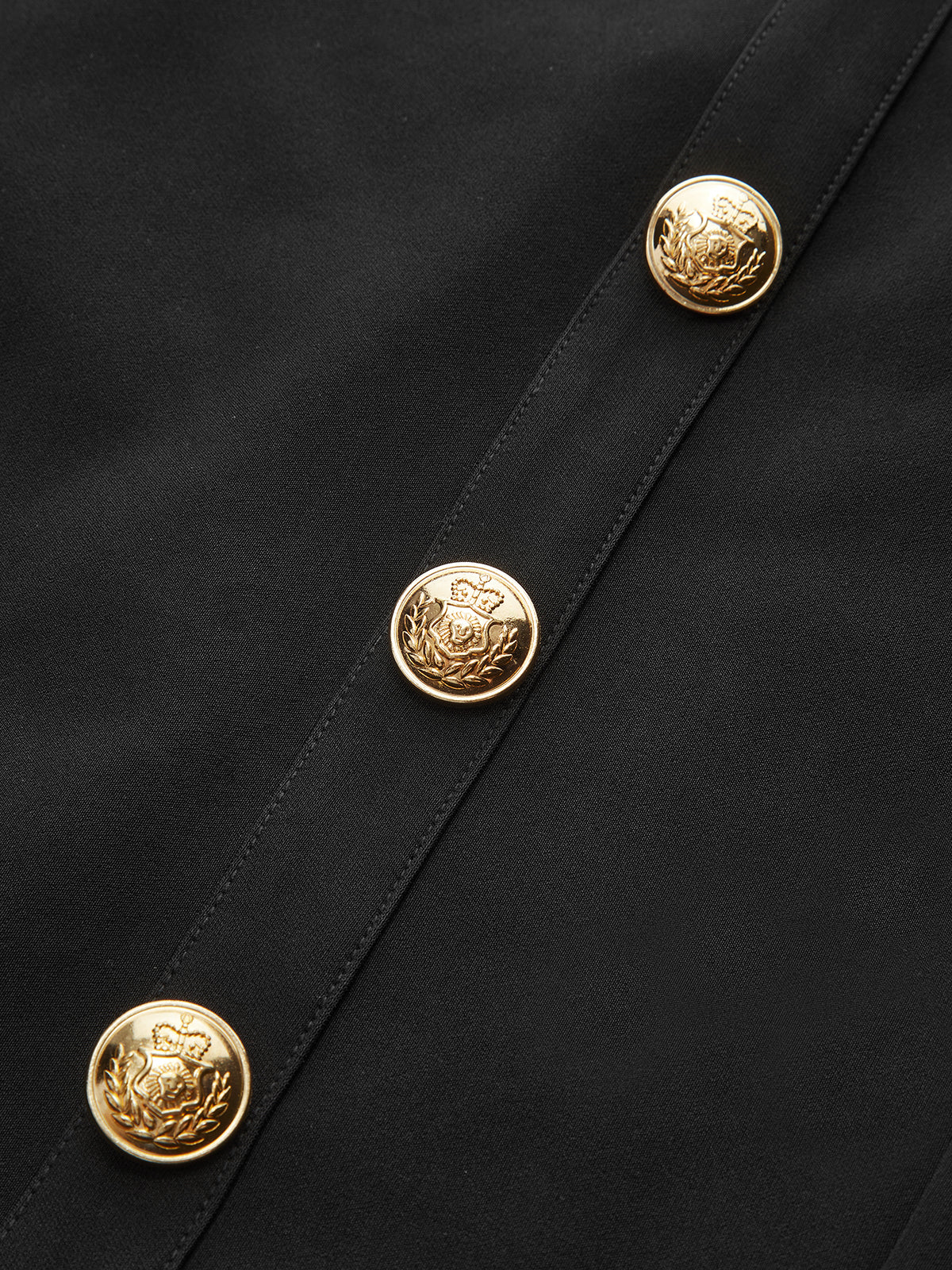 Metal Decor Midi Pencil Skirt-Chicvia