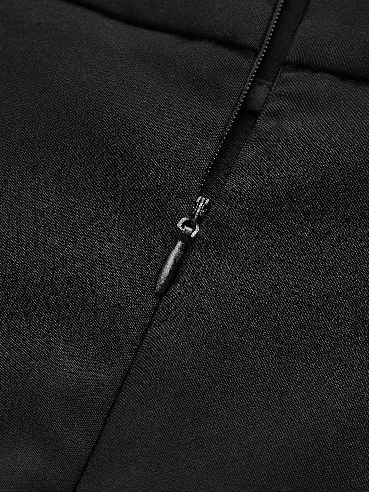 Metal Decor Midi Pencil Skirt-Chicvia