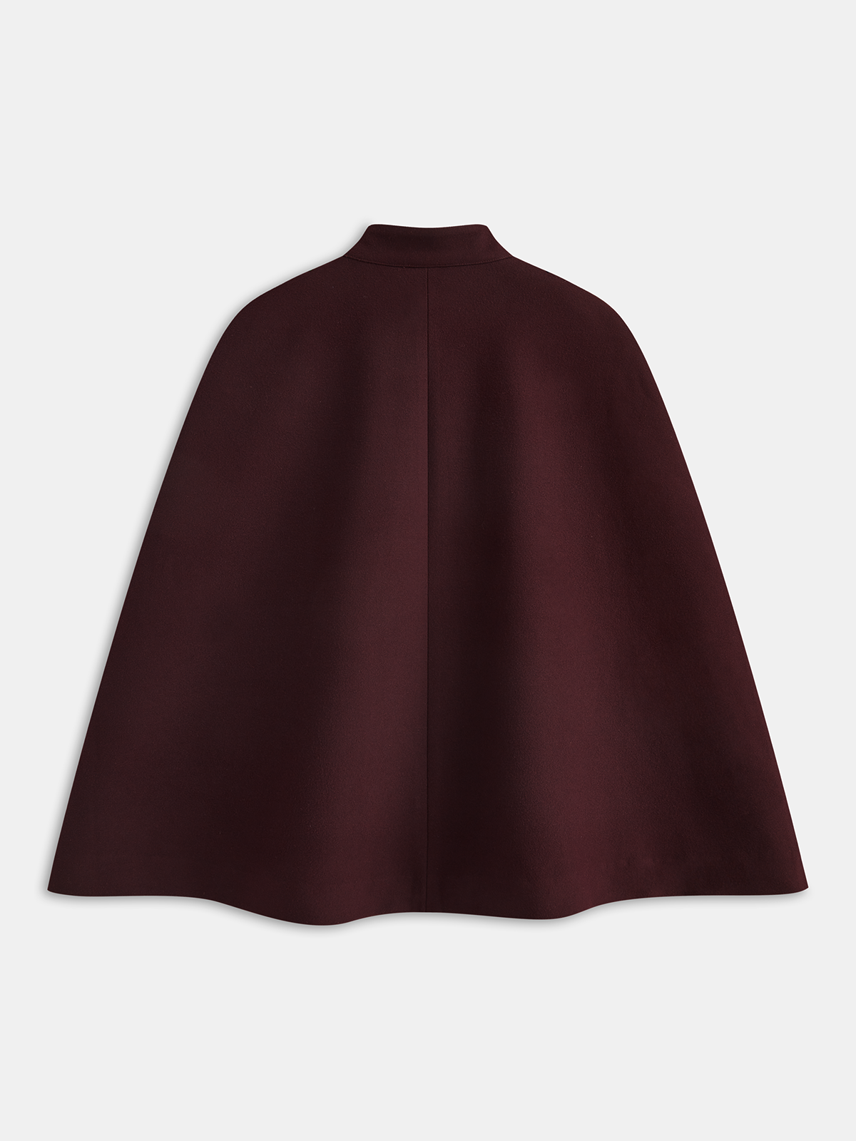 Metal Detail Cotton Blend Cloak-Chicvia