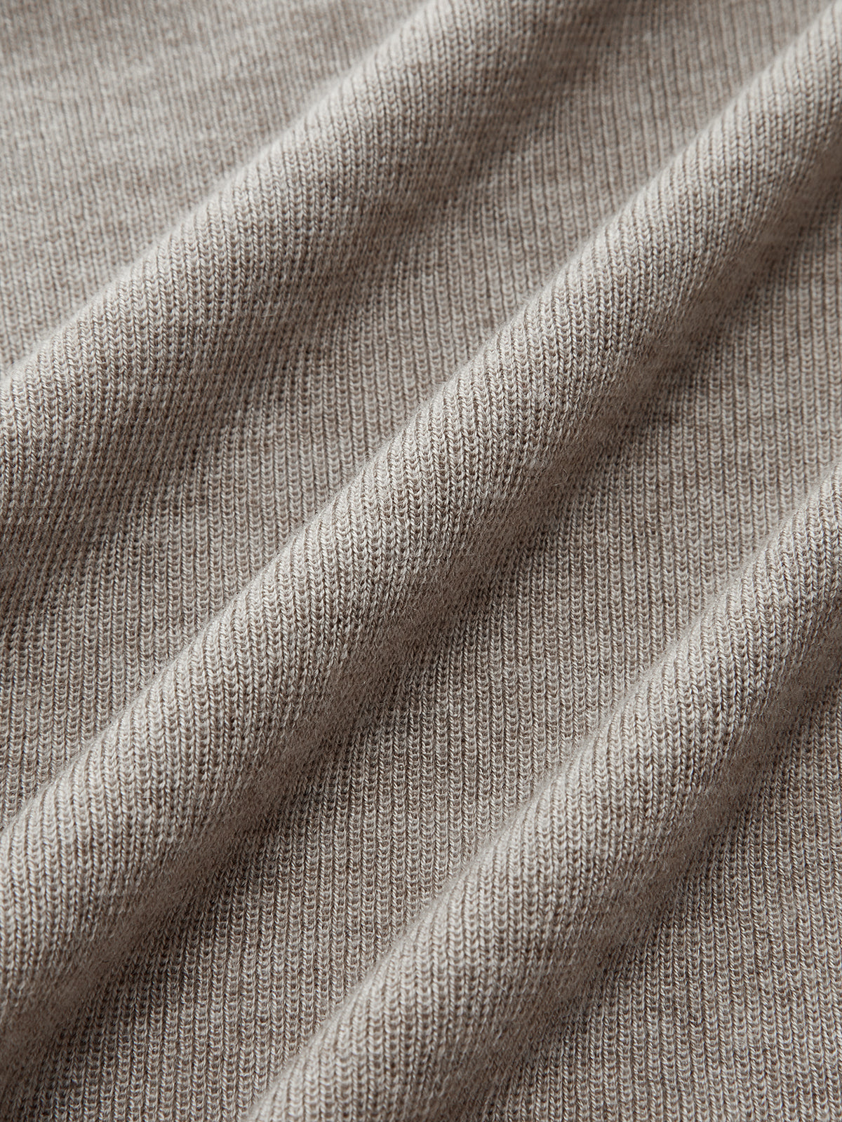 Mock Neck Wool-Blend Knit Top-Chicvia