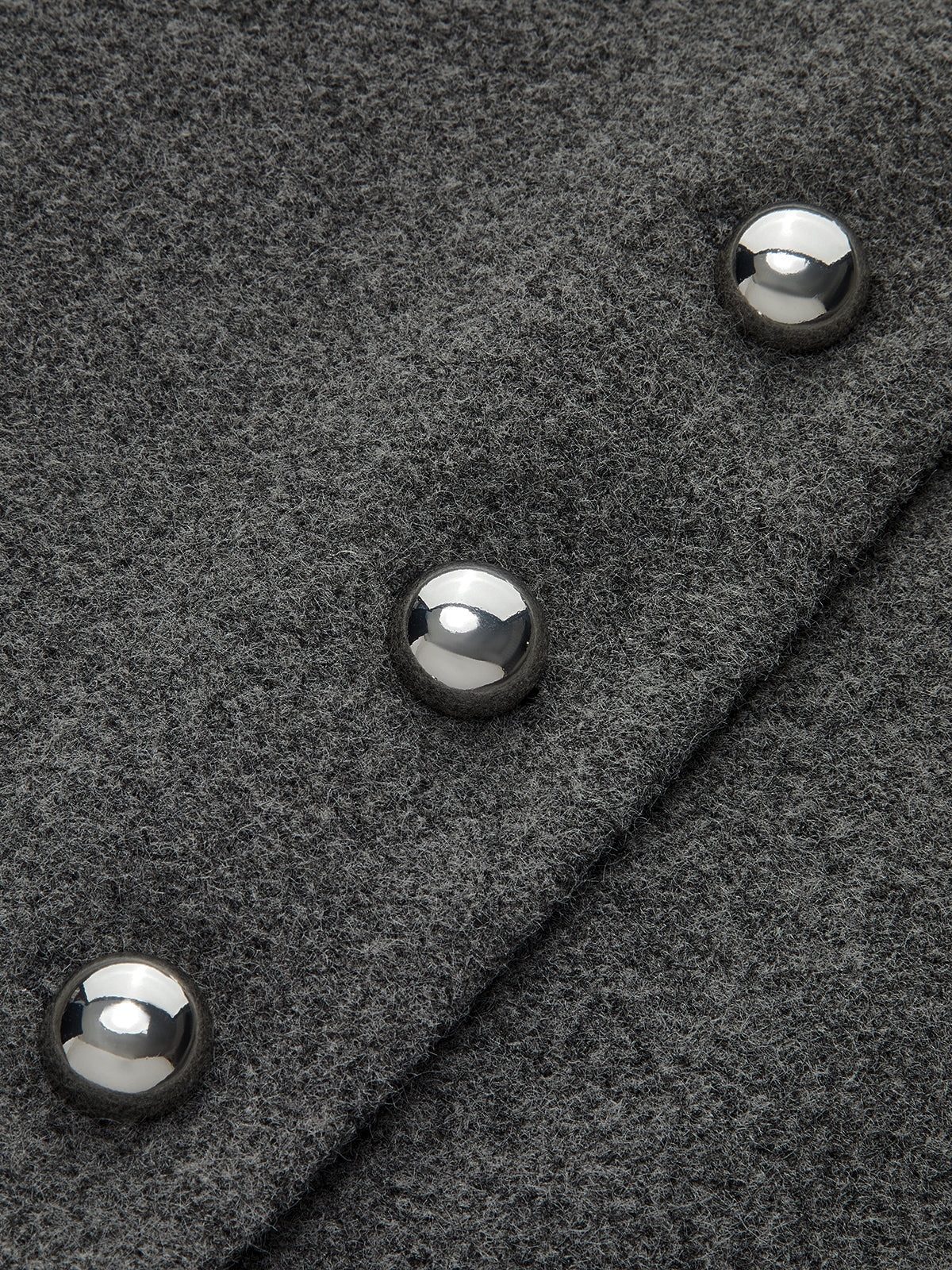 Curved Sleeve Tweed Jacket-Chicvia