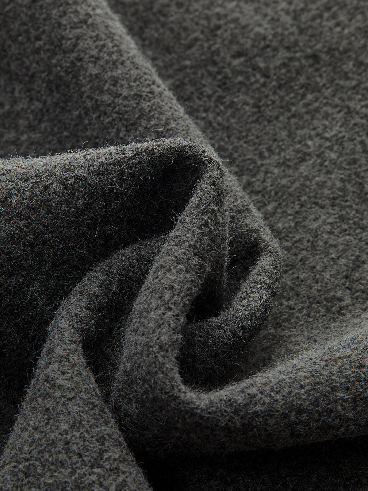 Curved Sleeve Tweed Jacket-Chicvia