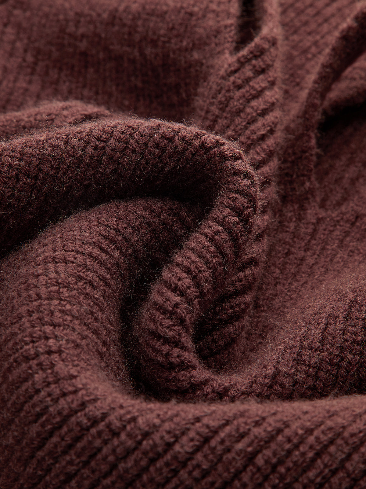 Cut-Out Mock Neck Knitted Sweater-Chicvia