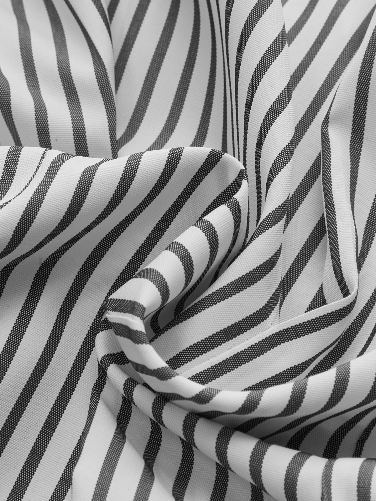 Cinched Waist Peplum Button-Front Striped Shirt-Chicvia