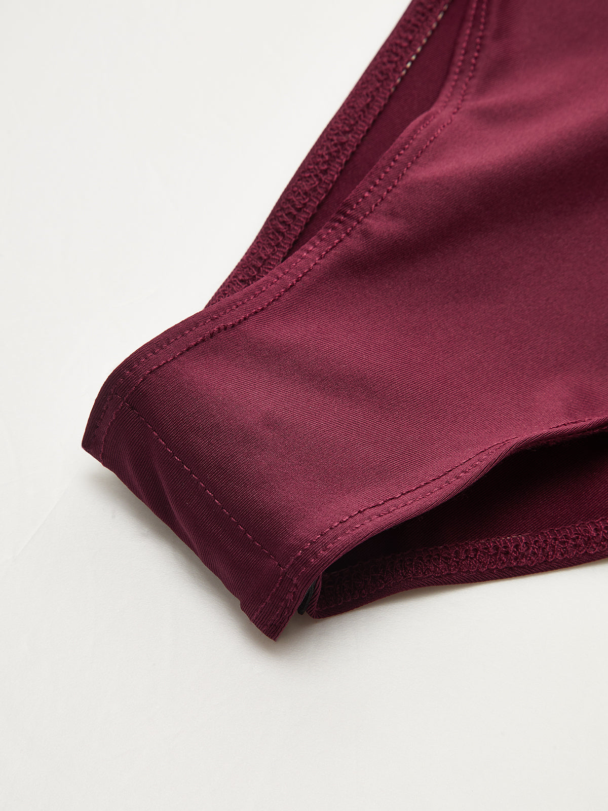 Pinstripe Cross-Front Collared Bodysuit-Chicvia