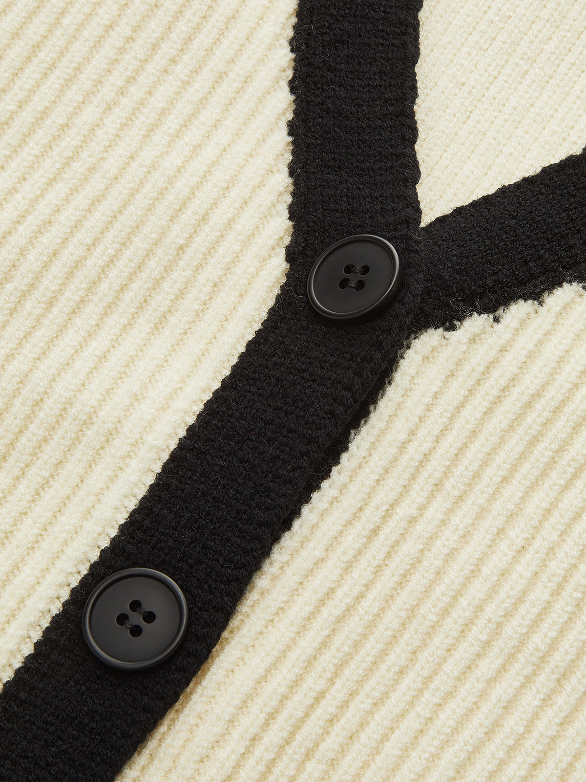 Contrast Trim Ribbed Knit Vest-Chicvia