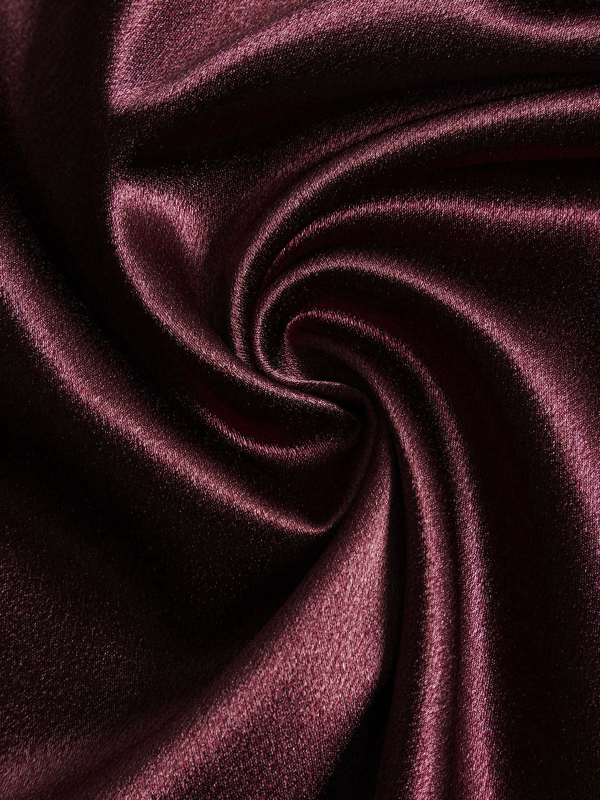 Faux Leather Panel Asymmetric Satin Maxi Skirt-Chicvia