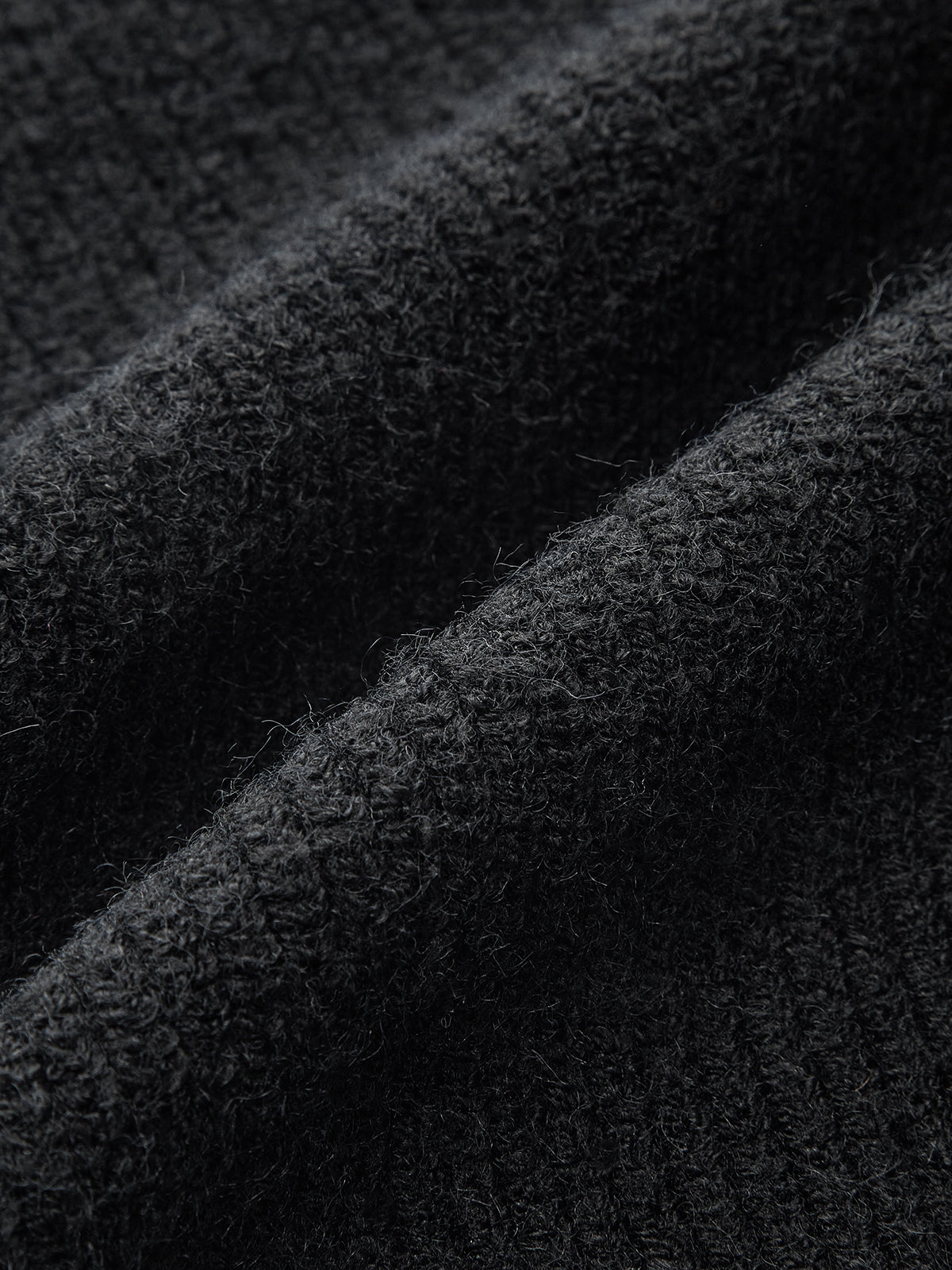 Mock Neck Tie Neck Contrast Stitch Sweater-Chicvia