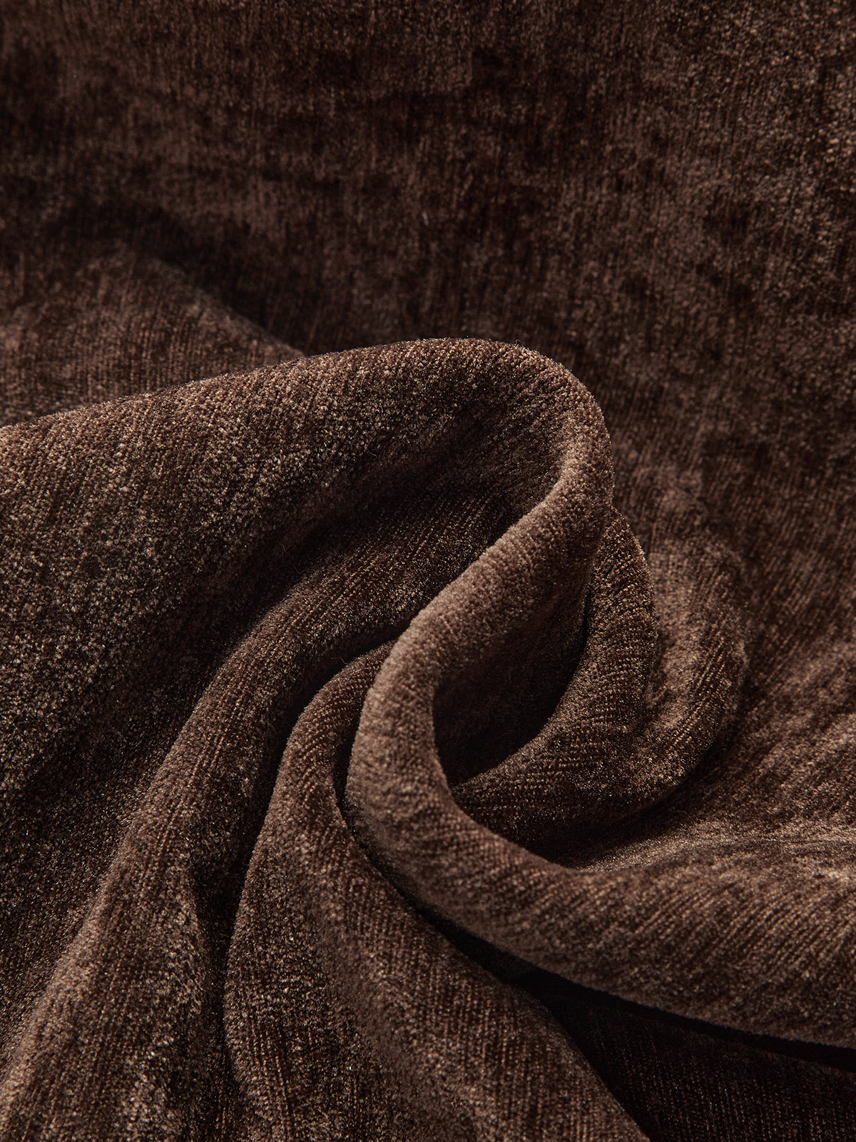 Mid-Waist Velvet Wide-Leg Pants-Chicvia