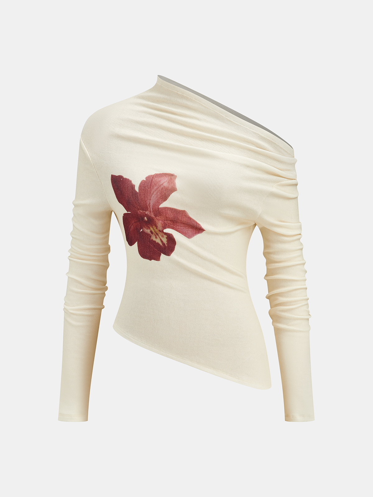 Floral Print Top and Detachable Skirt Set-Chicvia