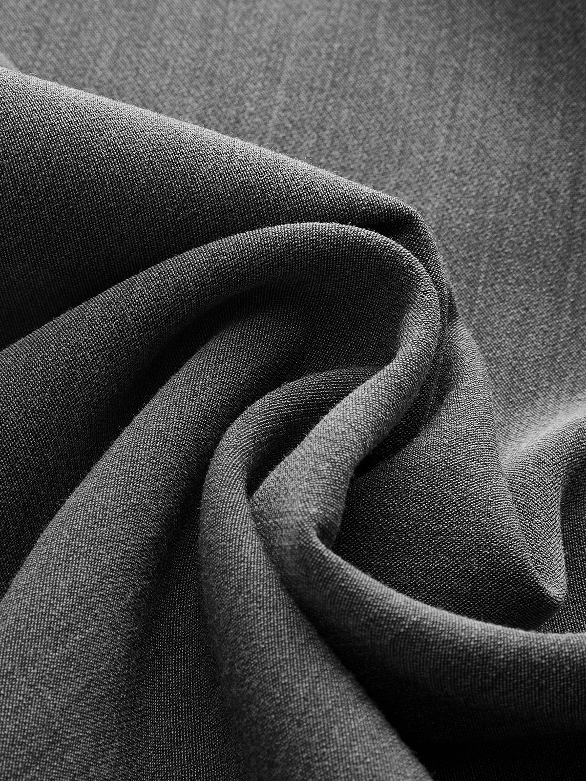 Faux Leather Paneled Slit Midi Skirt-Chicvia