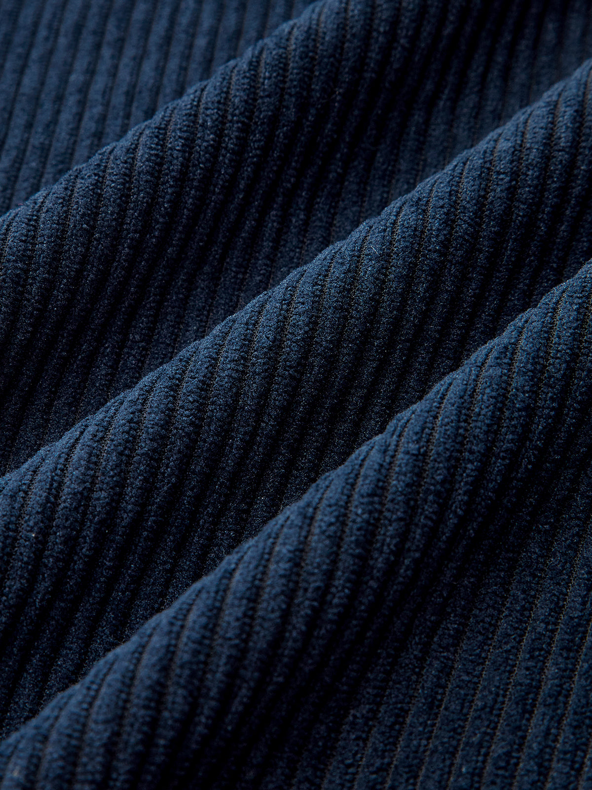 Corduroy Pleated Mid-Waist Wide-Leg Pants-Chicvia