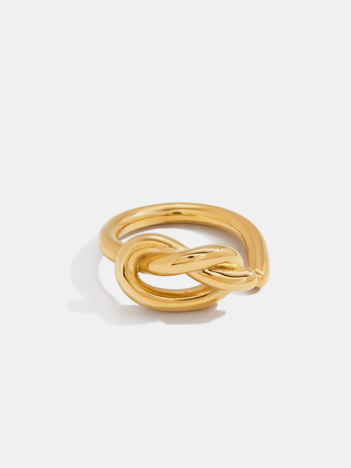 Golden Knot-Design Open Ring-Chicvia