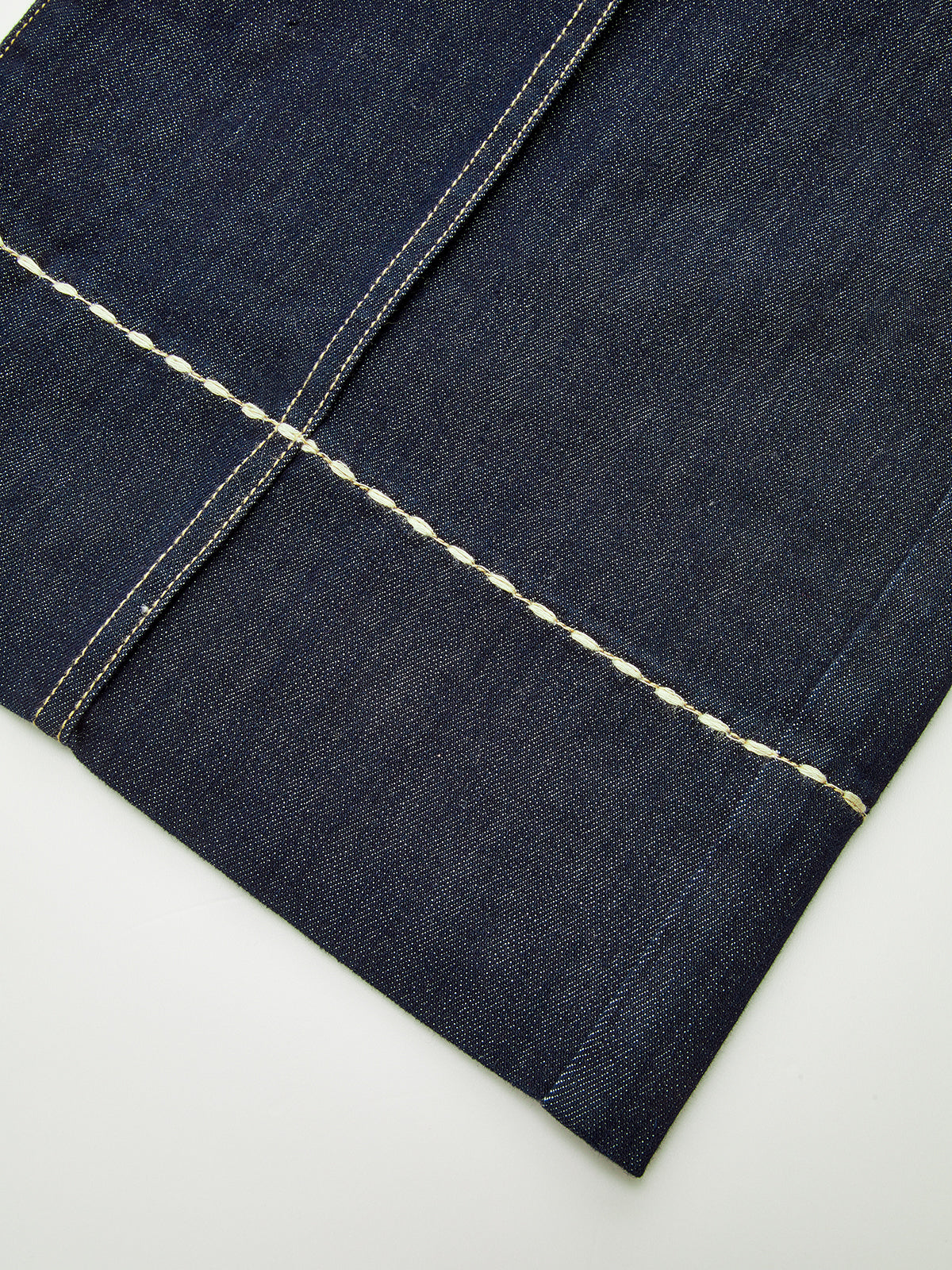 High-Waist Button Wide-Leg Denim Pants-Chicvia