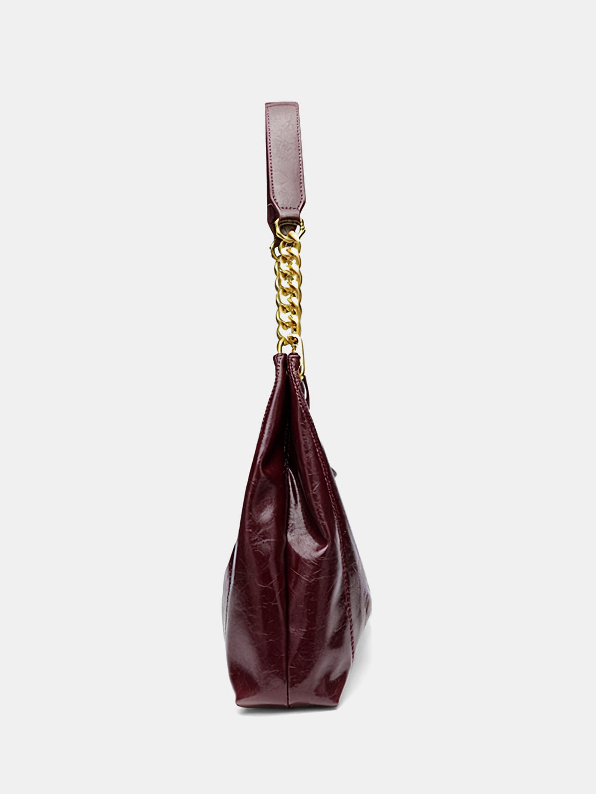 Chain Hobo Shoulder Bag-Chicvia