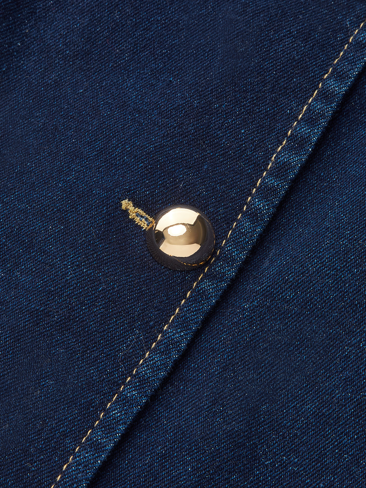 Double-Breasted Denim Sleeveless Mini Dress-Chicvia