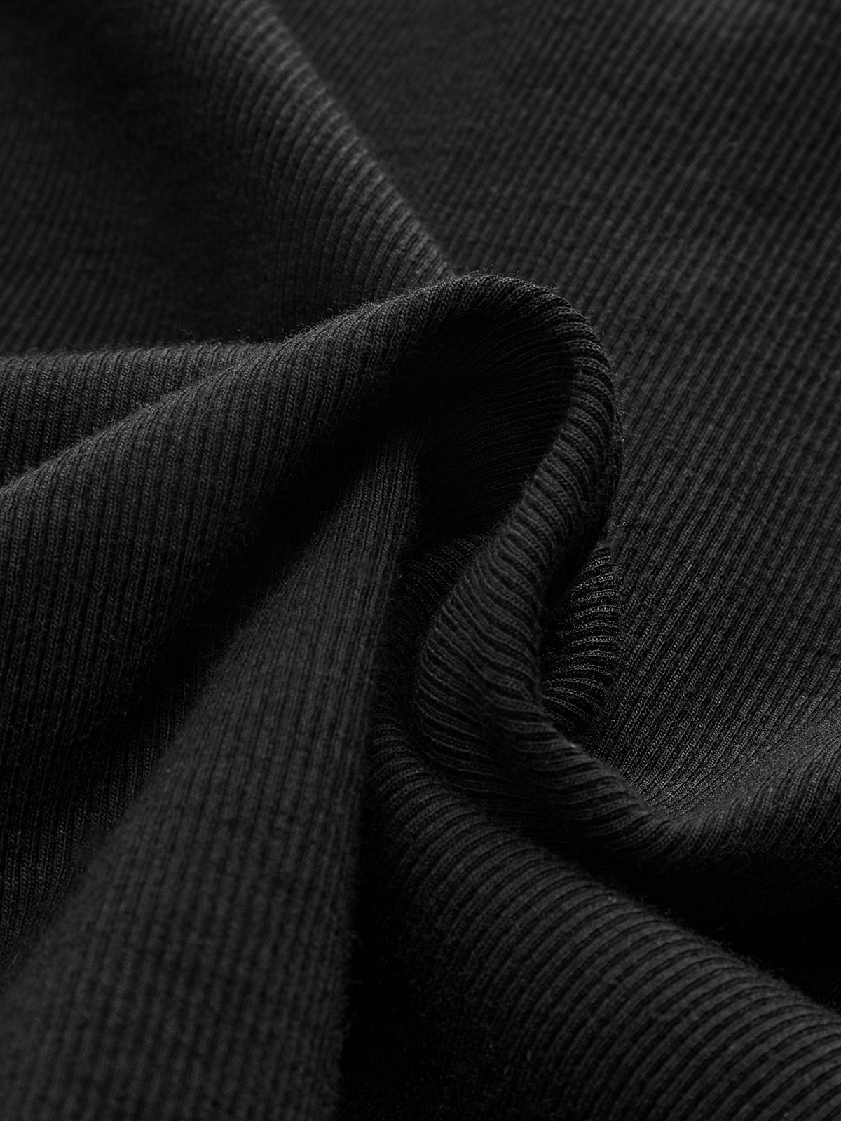 Lace V-Neck Button Ribbed Long Sleeve Top-Chicvia