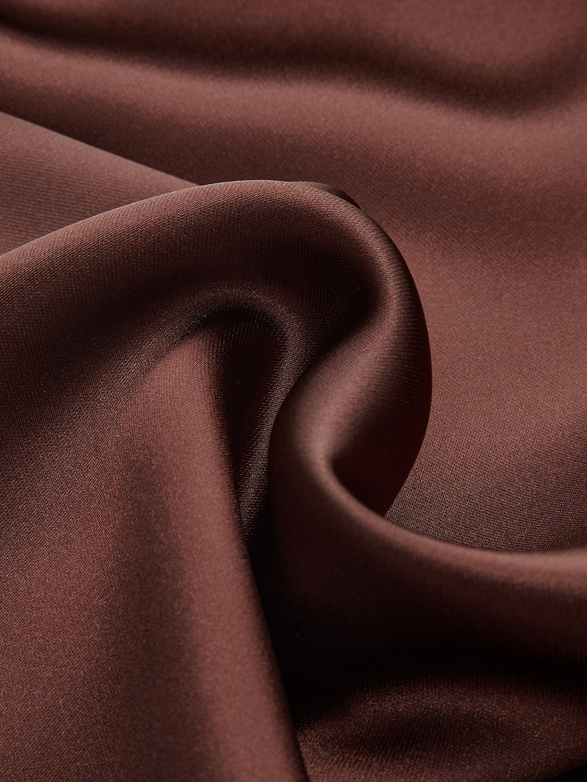 Cross Neck Long Sleeve Satin Blouse-Chicvia