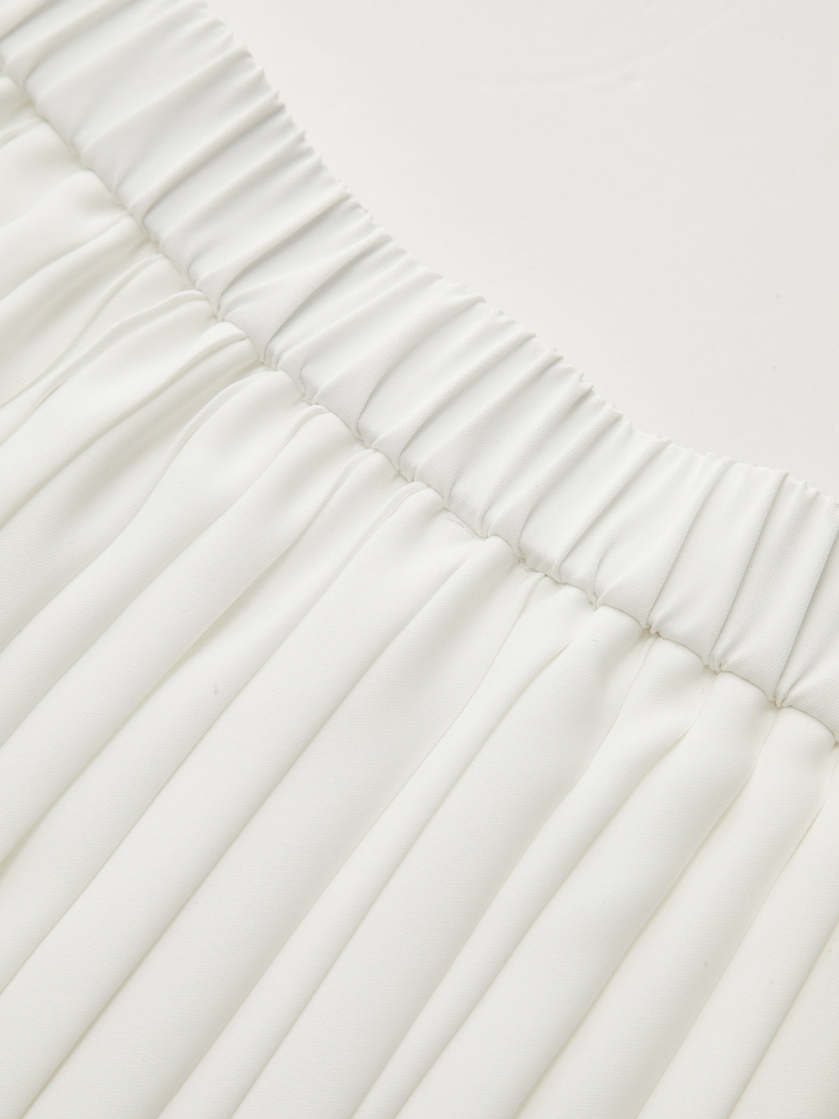 Belted Tweed Jacket and Pleated Mini Skirt Set-Chicvia