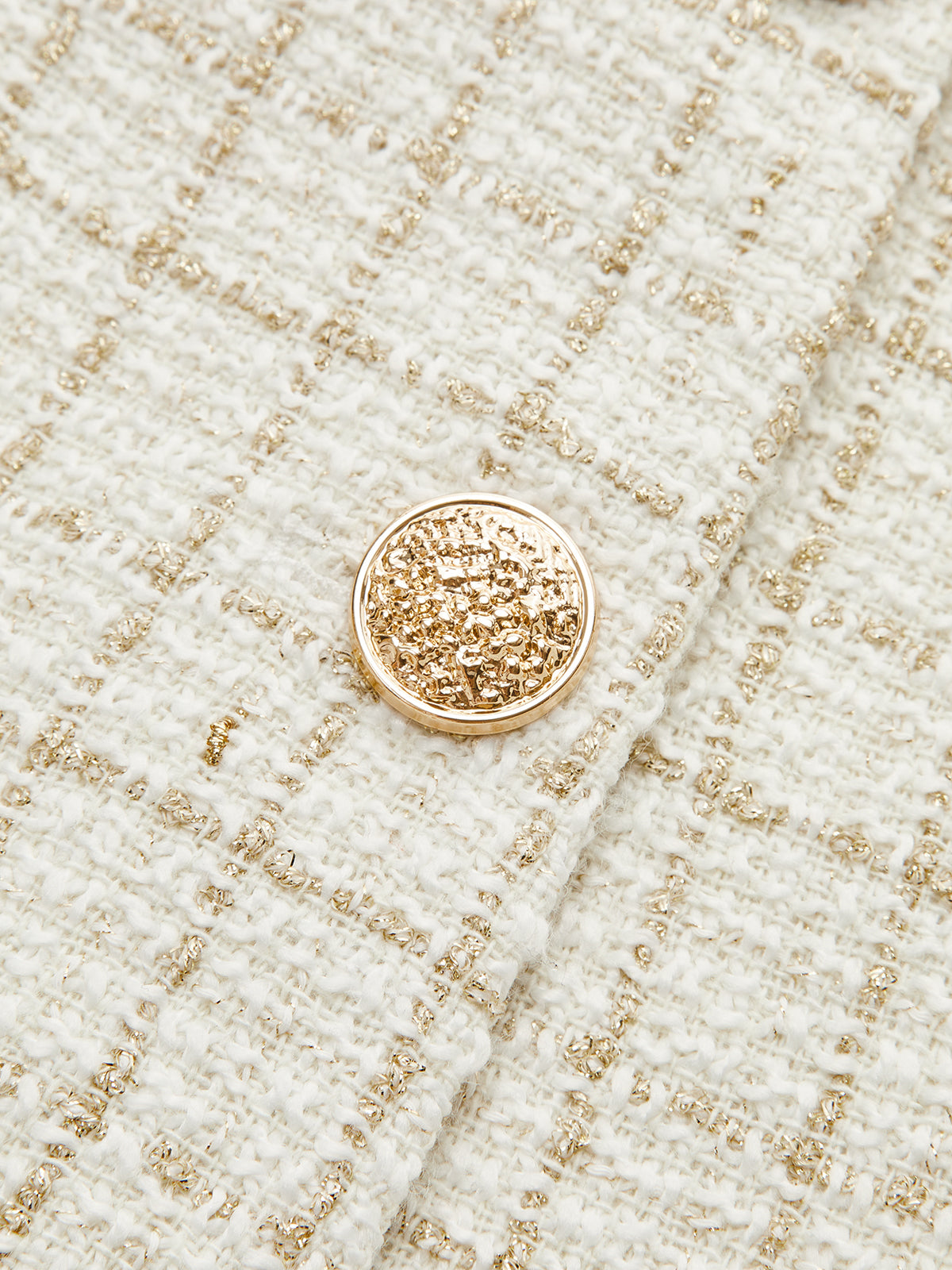 Belted Tweed Jacket and Pleated Mini Skirt Set-Chicvia