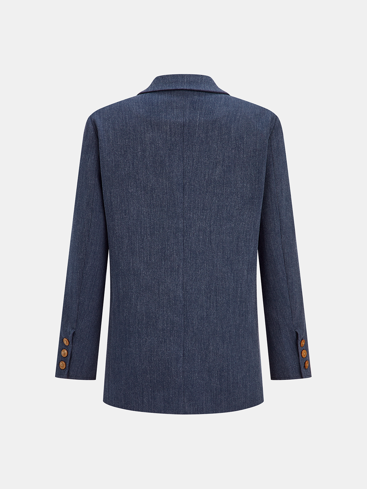 Lapel Blazer and Wide-Leg Pants Set-Chicvia