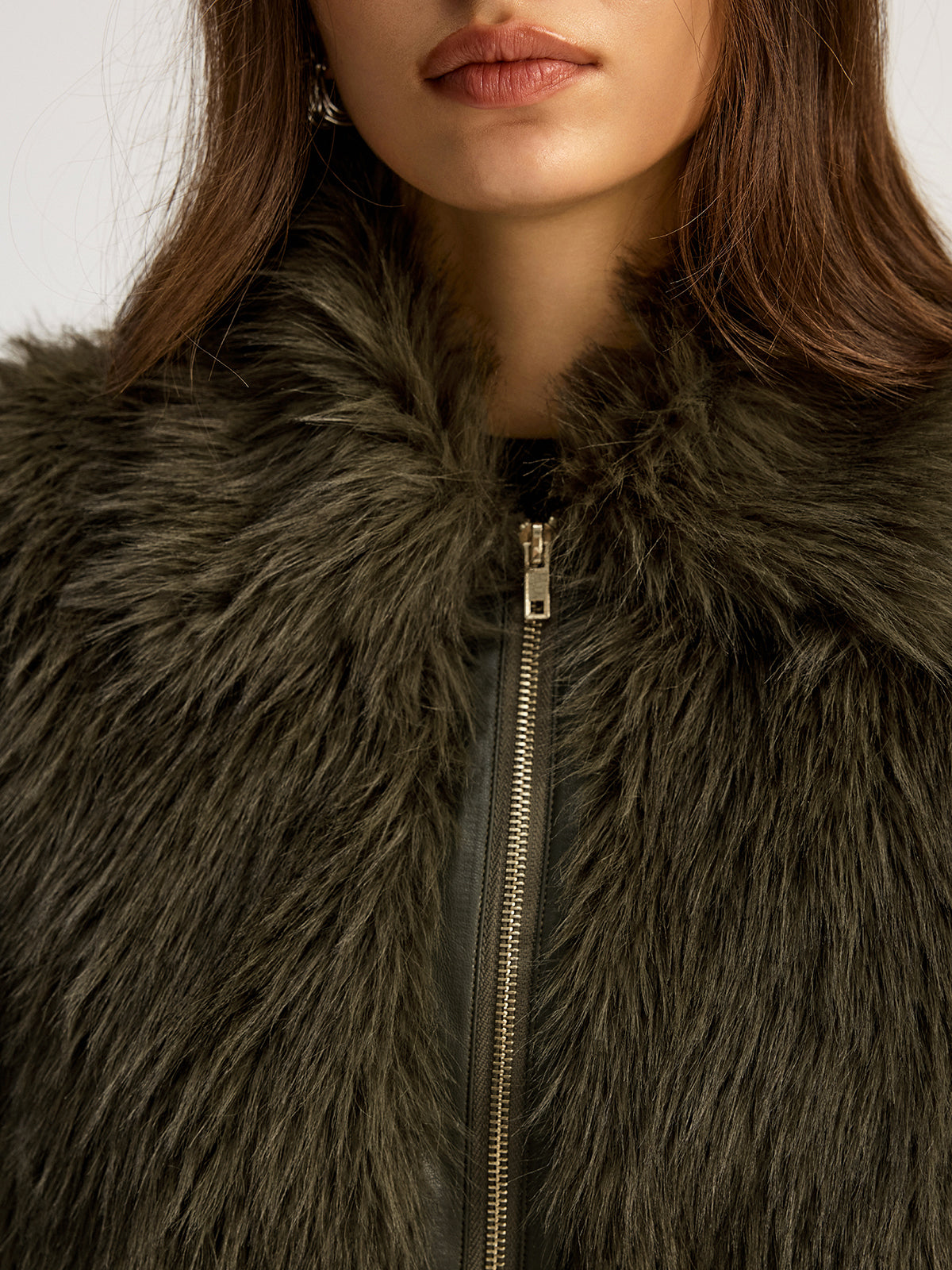 Faux Fur Jacket-Chicvia