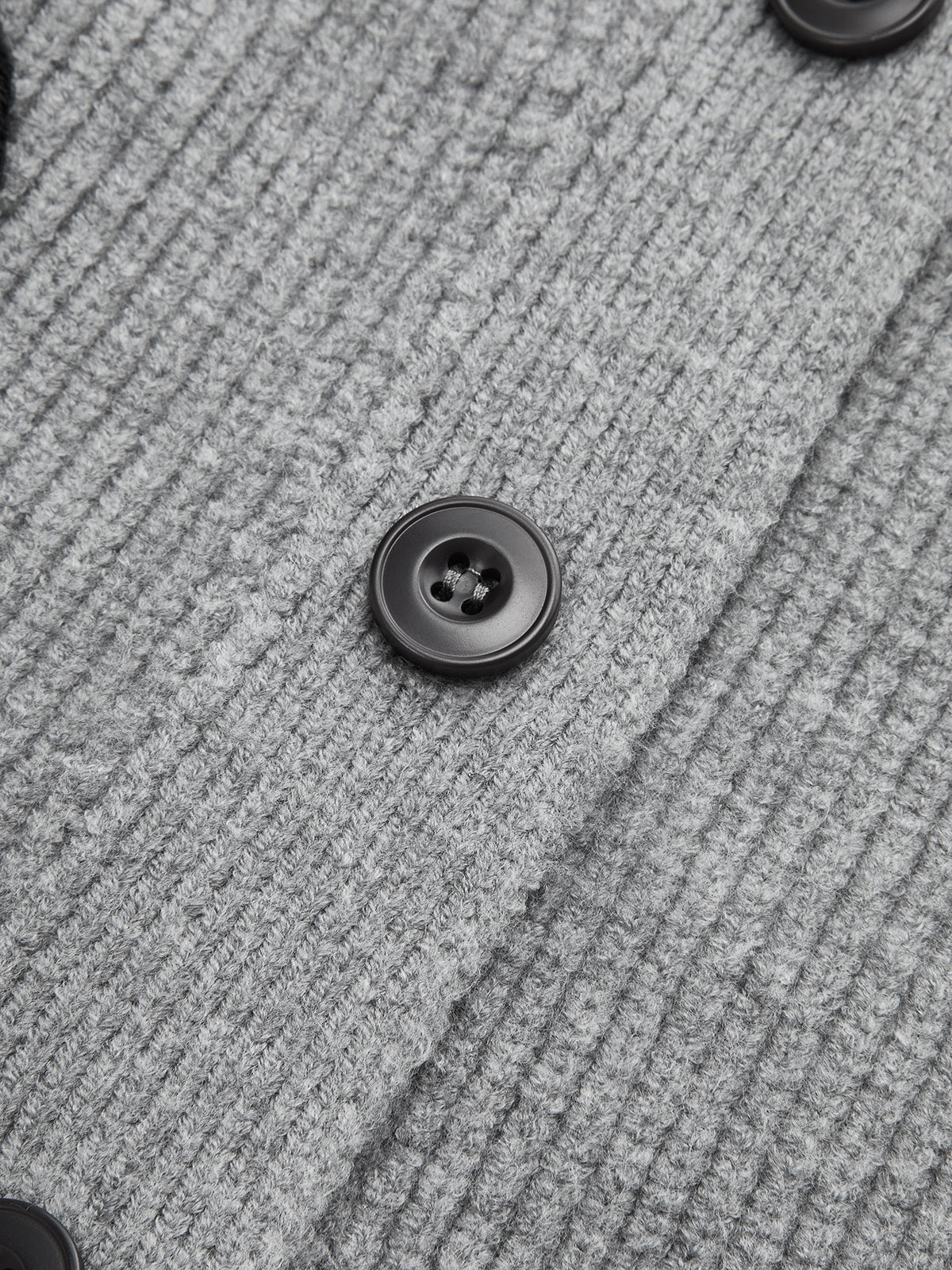 Floral Applique Knit Cardigan-Chicvia