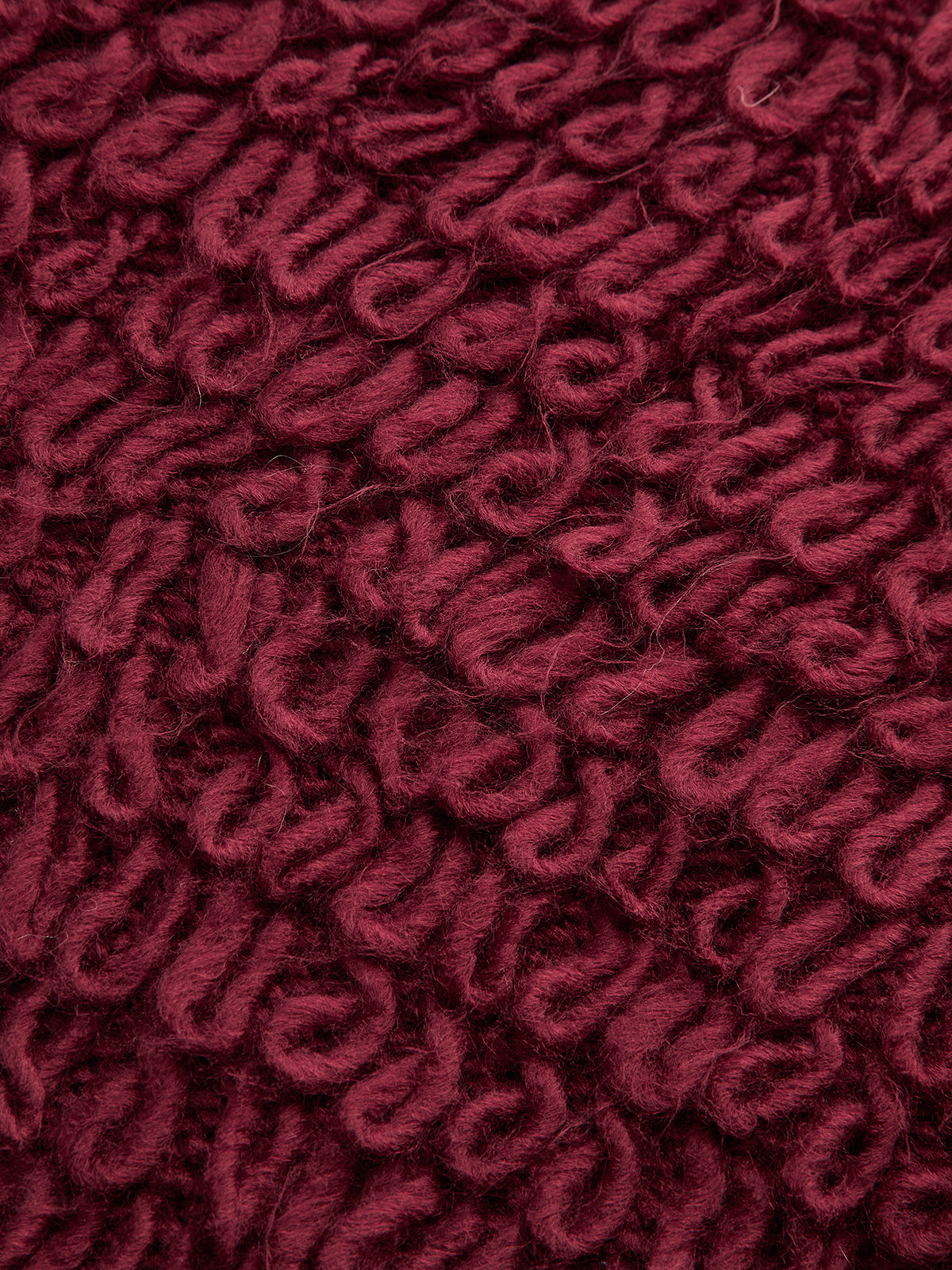 Mock Neck Fuzzy Knit Sweater-Chicvia