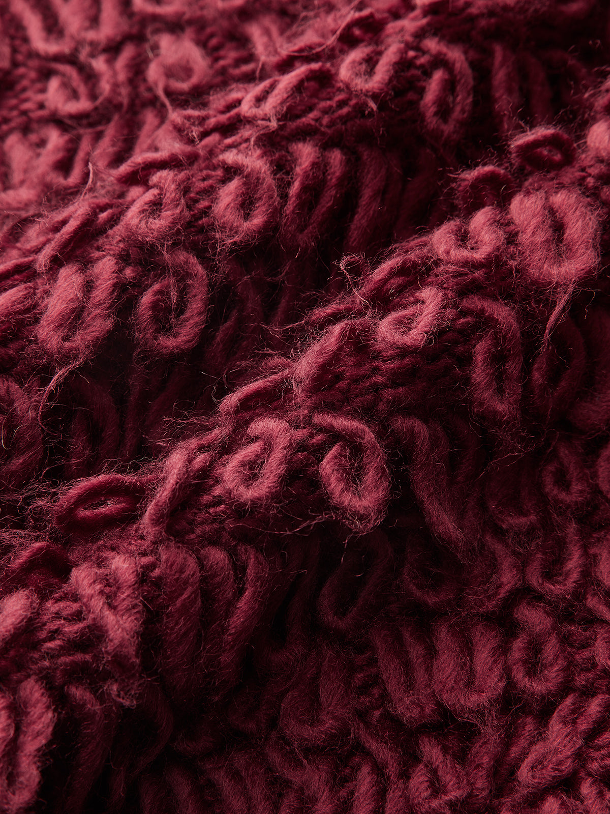 Mock Neck Fuzzy Knit Sweater-Chicvia