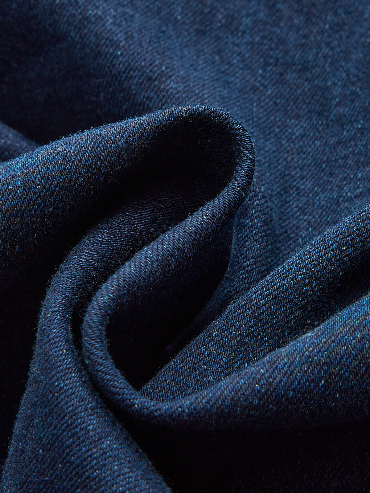 Metal Button Collared Denim Flare Dress-Chicvia