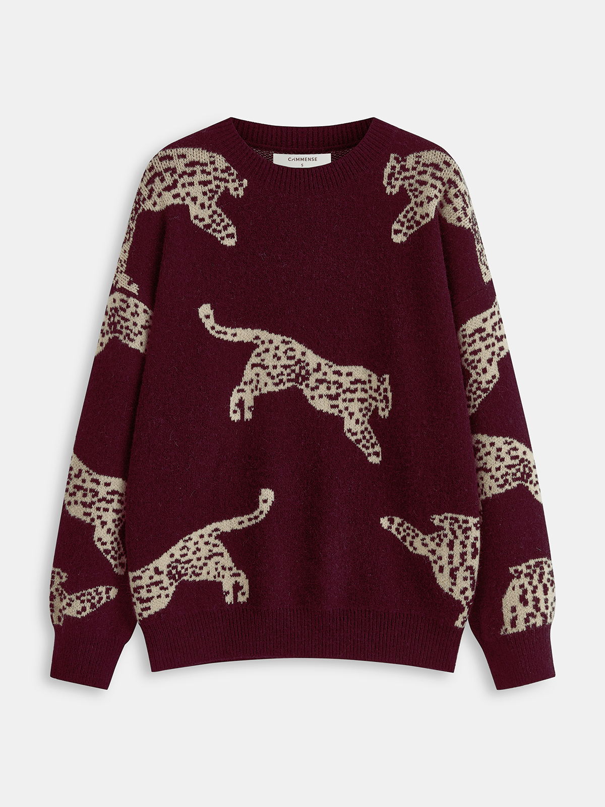 Leopard Print Sweater-Chicvia