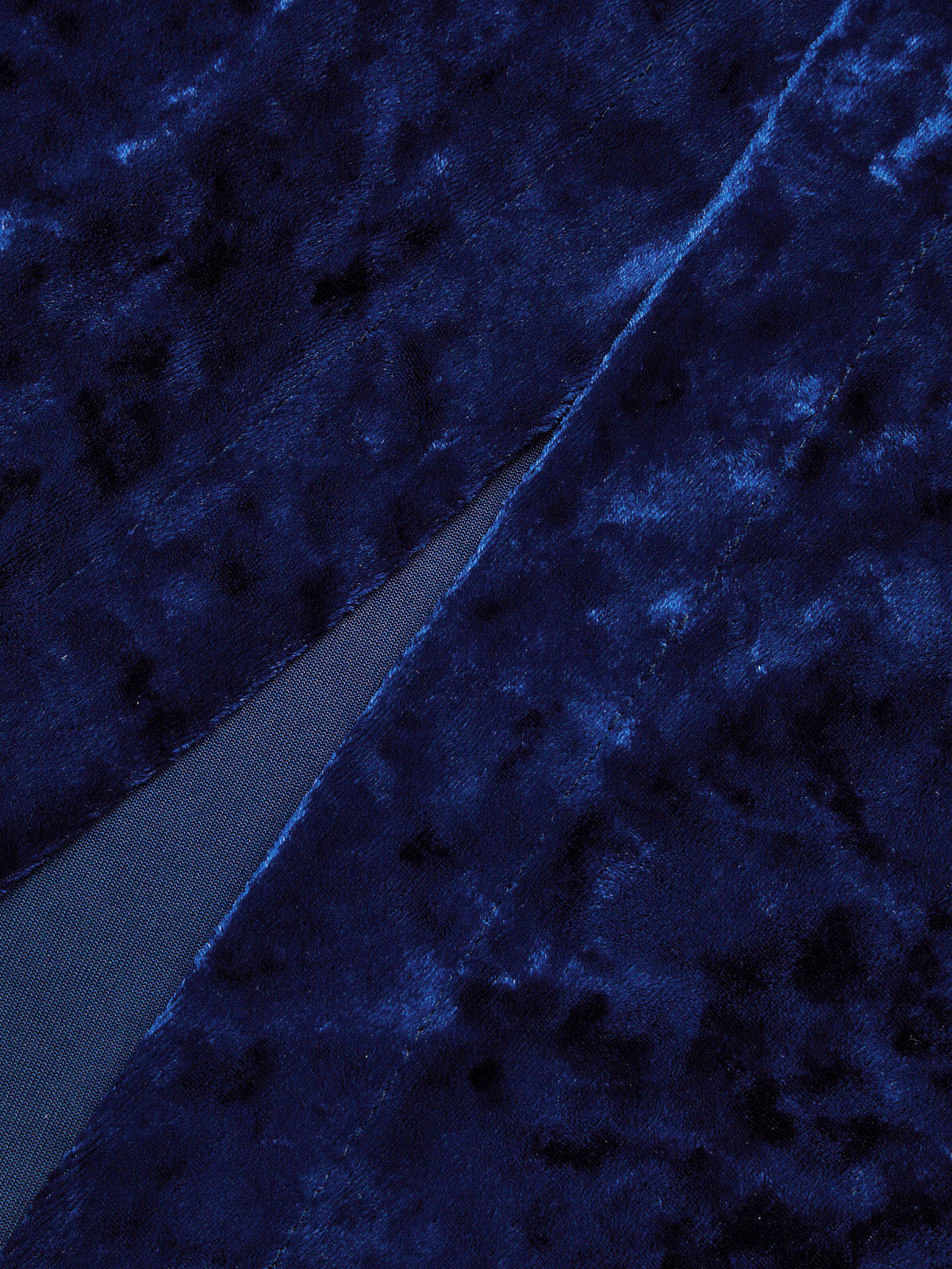 Metal Button Ruched Velvet Maxi Dress-Chicvia