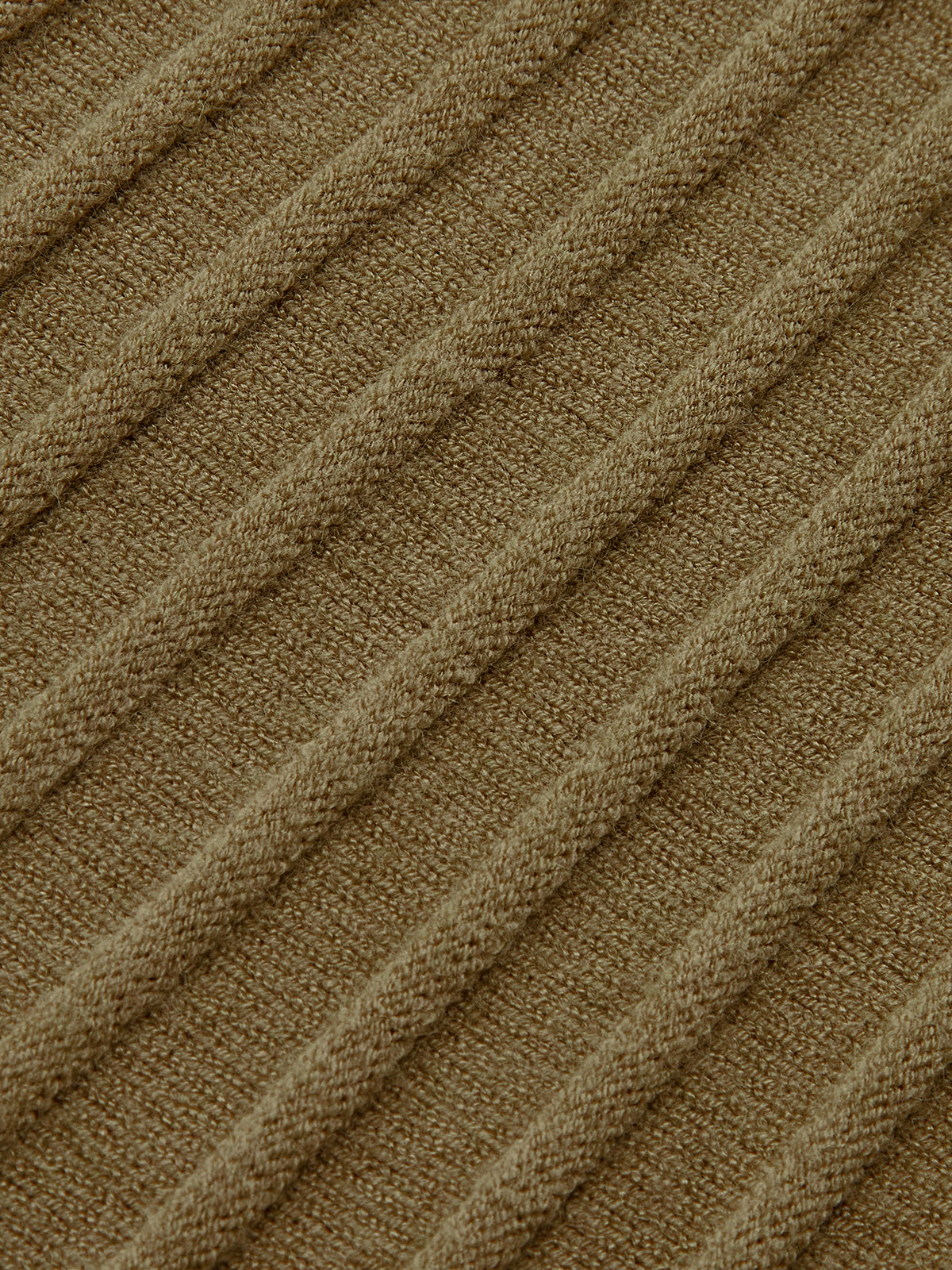 Flared Hem Knit Midi Skirt-Chicvia