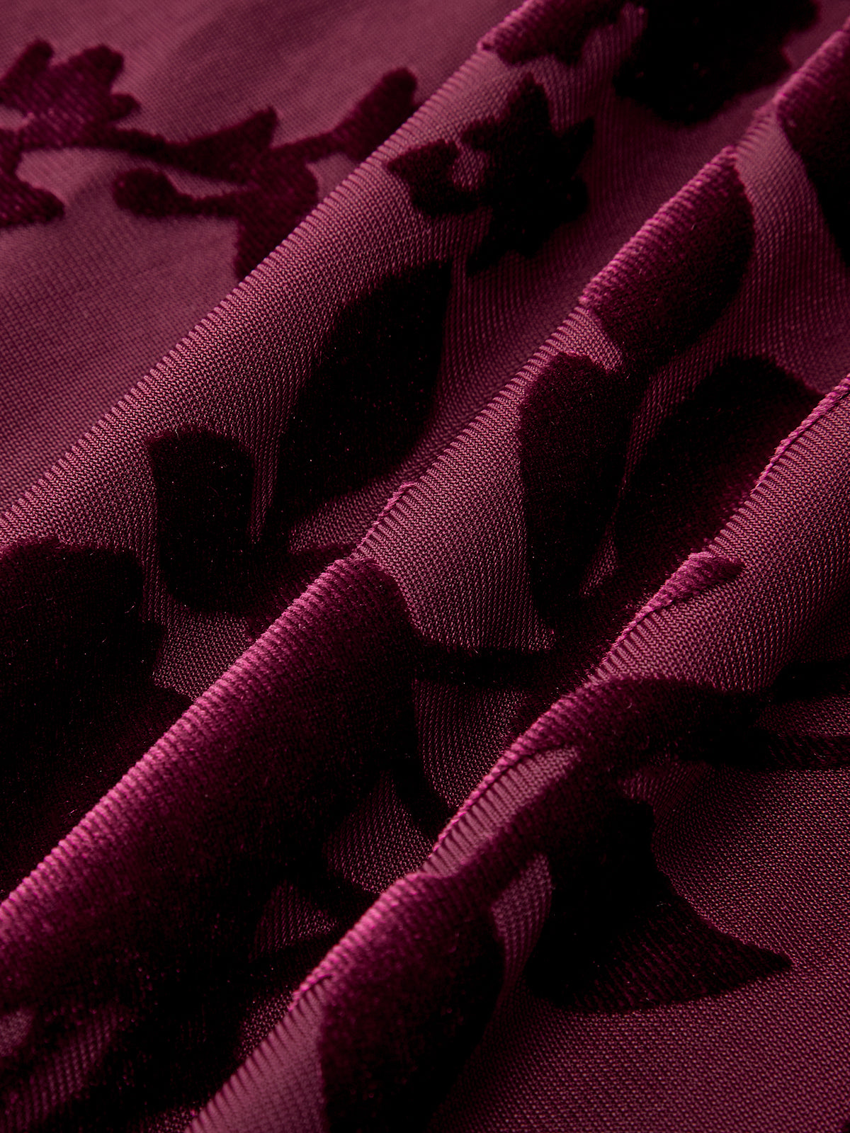 Floral Jacquard Mesh Maxi Skirt-Chicvia