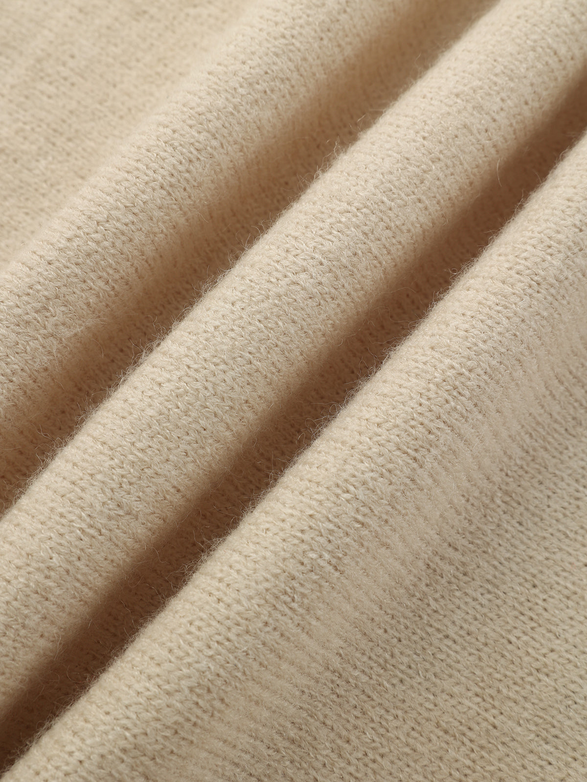 Lace-Up Trim Pear Pattern Sweater-Chicvia