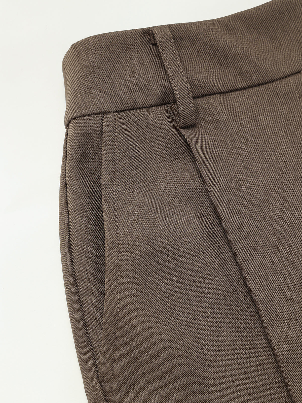 High-Waist Pleated Wide-Leg Pants-Chicvia