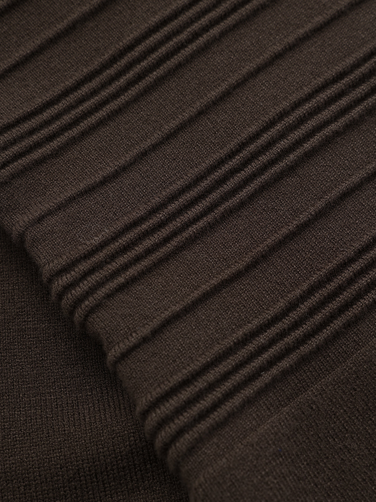 Cinched Waist Knit Shirt Dress-Chicvia