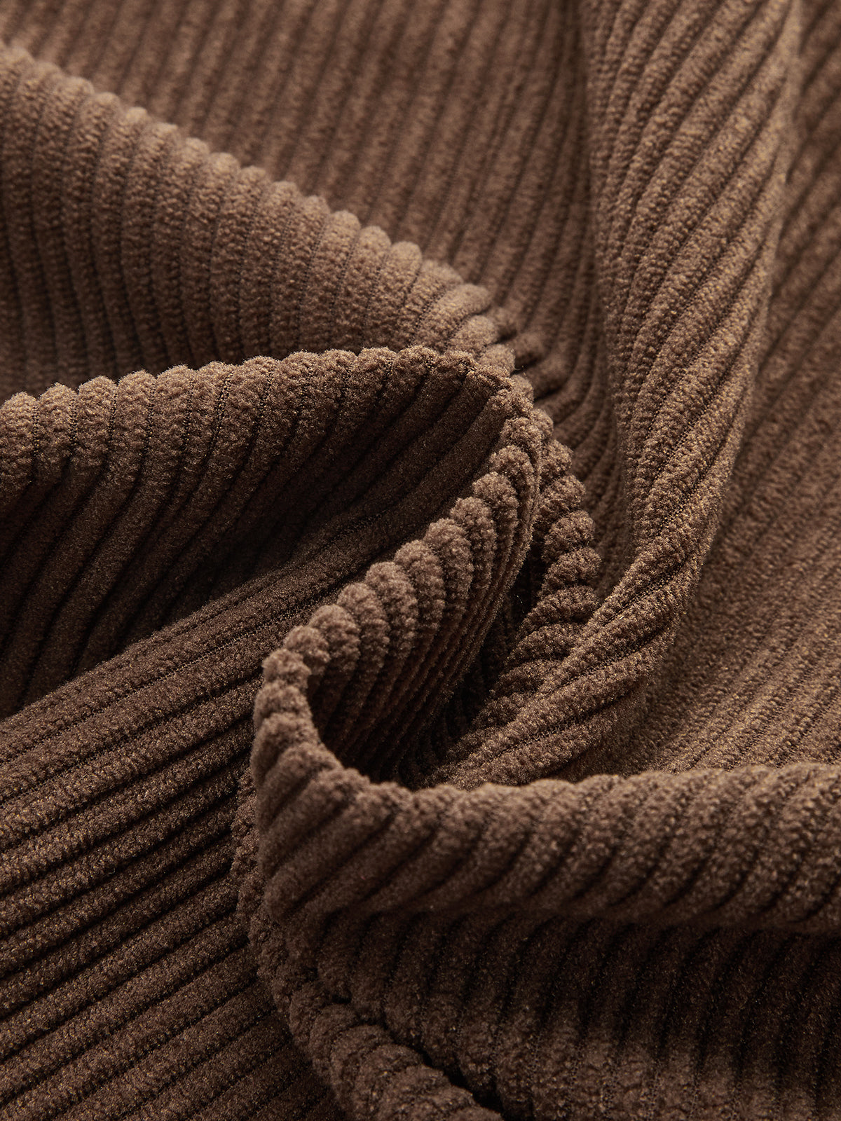 Double-Breasted Corduroy Blazer-Chicvia