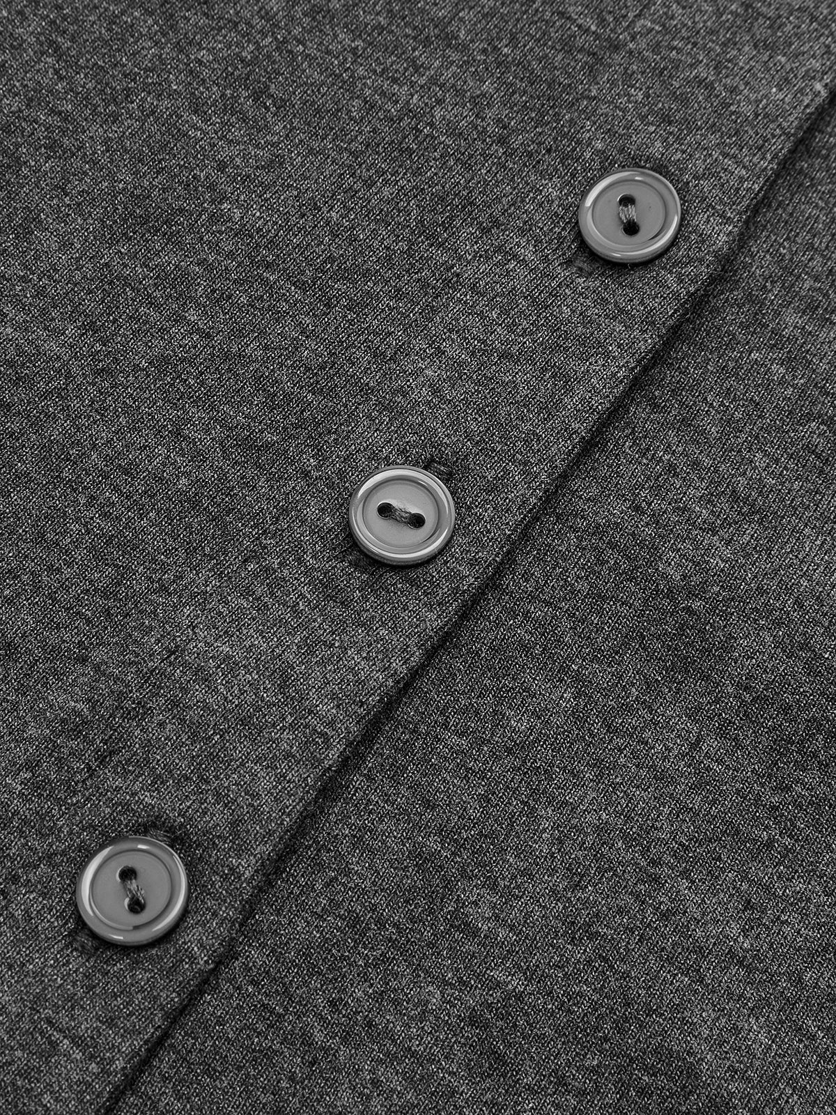 Cold-Shoulder Button-Front Knit Top-Chicvia