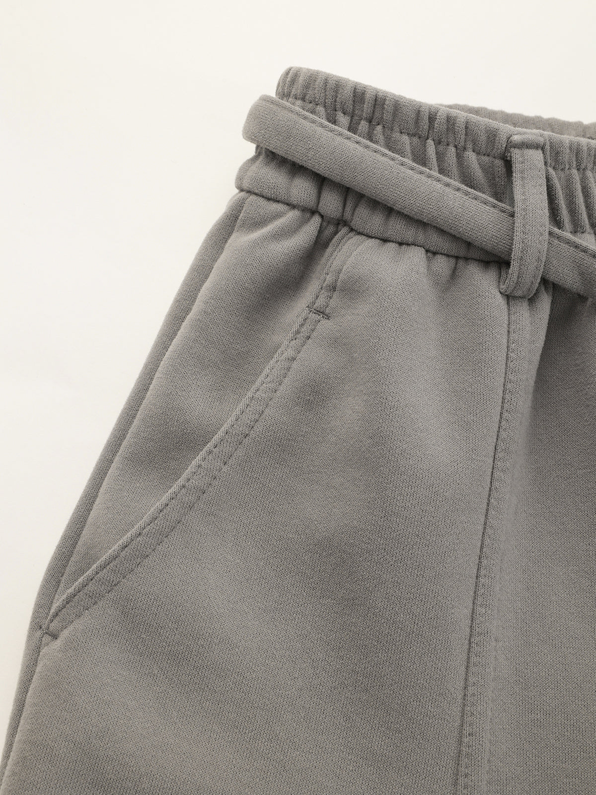 Mid-Waist Wide-Leg Sweatpants-Chicvia