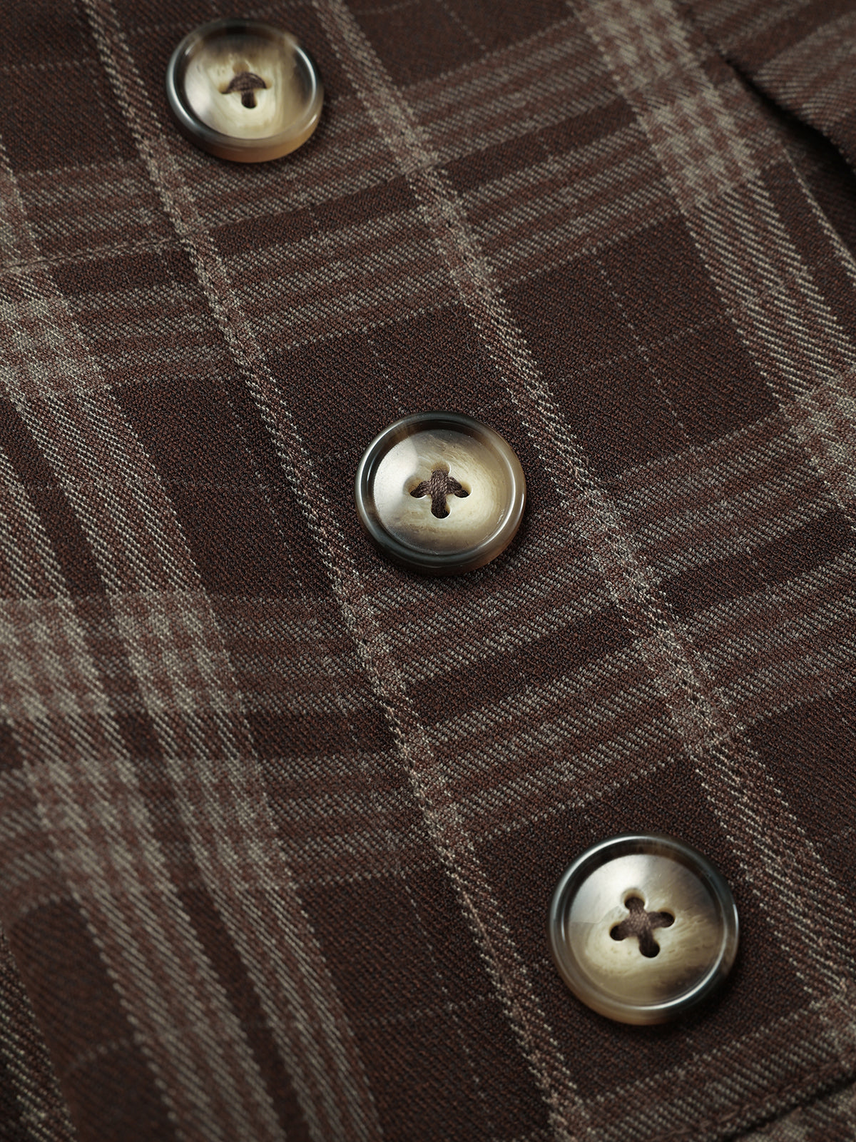 Plaid Wide-Leg Pants with Back Elastic Waist-Chicvia