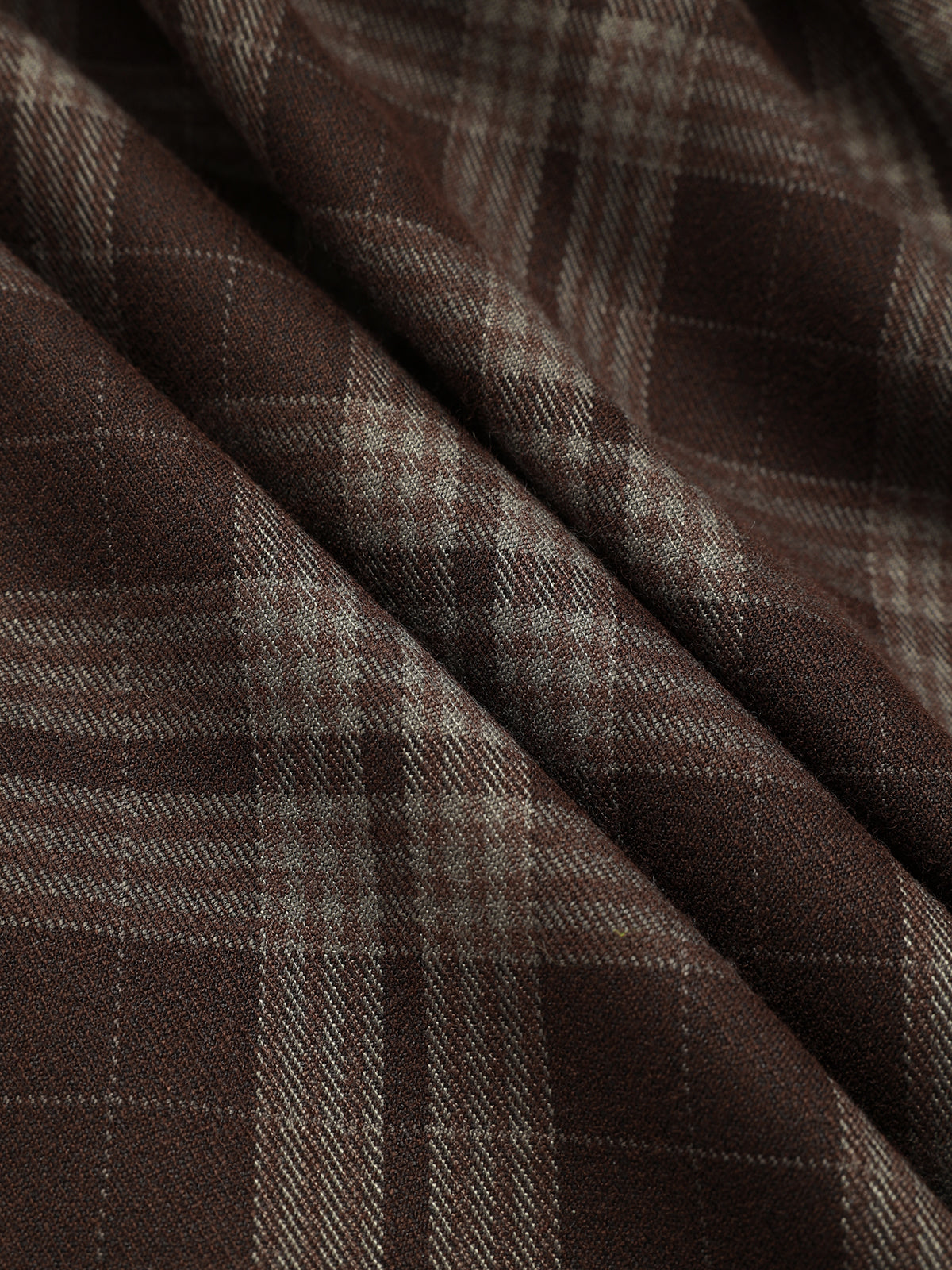 Plaid Wide-Leg Pants with Back Elastic Waist-Chicvia