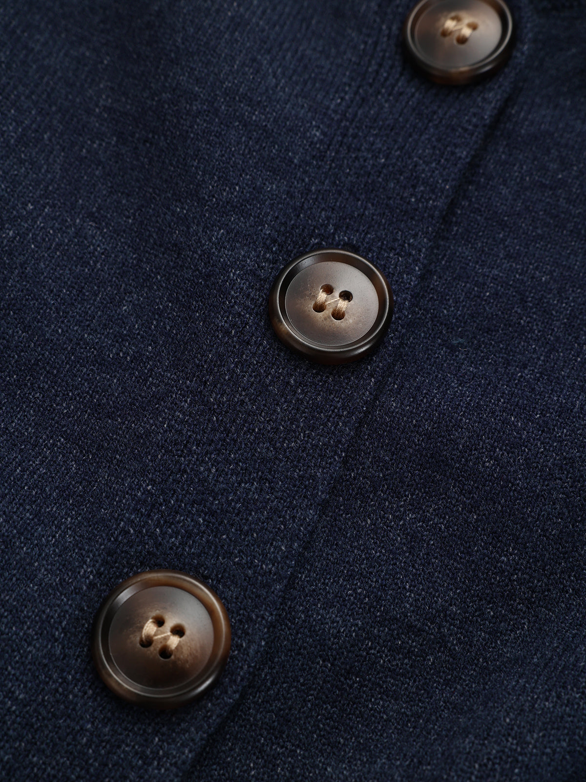 Cinched Waist Button-Front Knit Cardigan-Chicvia