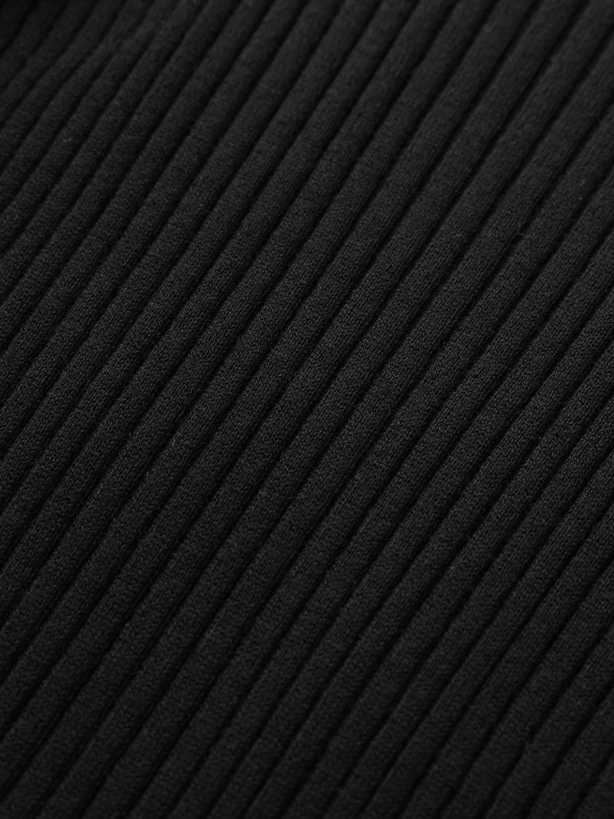 Mock Neck Contrast Sleeve Ribbed Knit Top-Chicvia