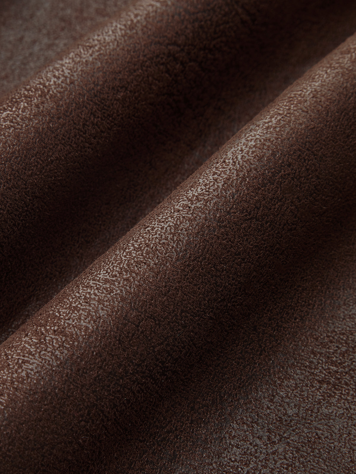 Faux Leather Trim Faux Shearling Jacket-Chicvia