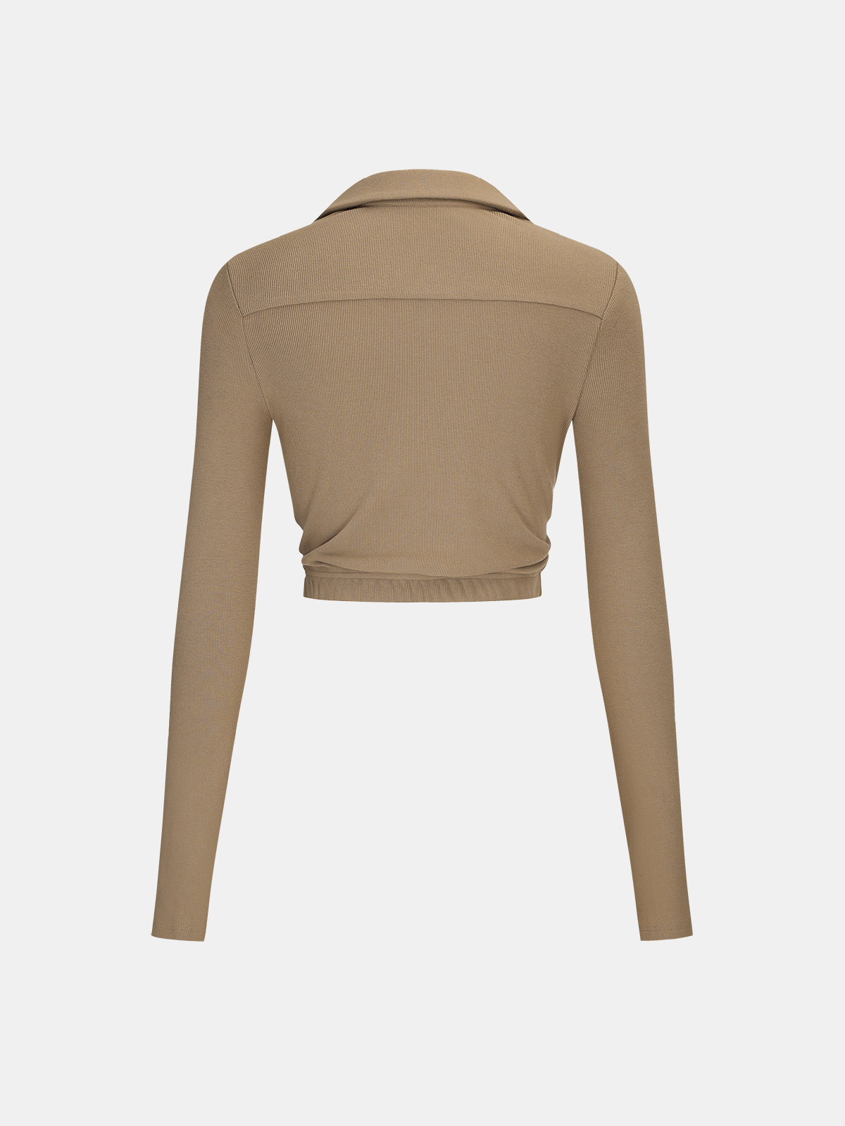 Knit Twisted Cropped Top and Skirt Set-Chicvia