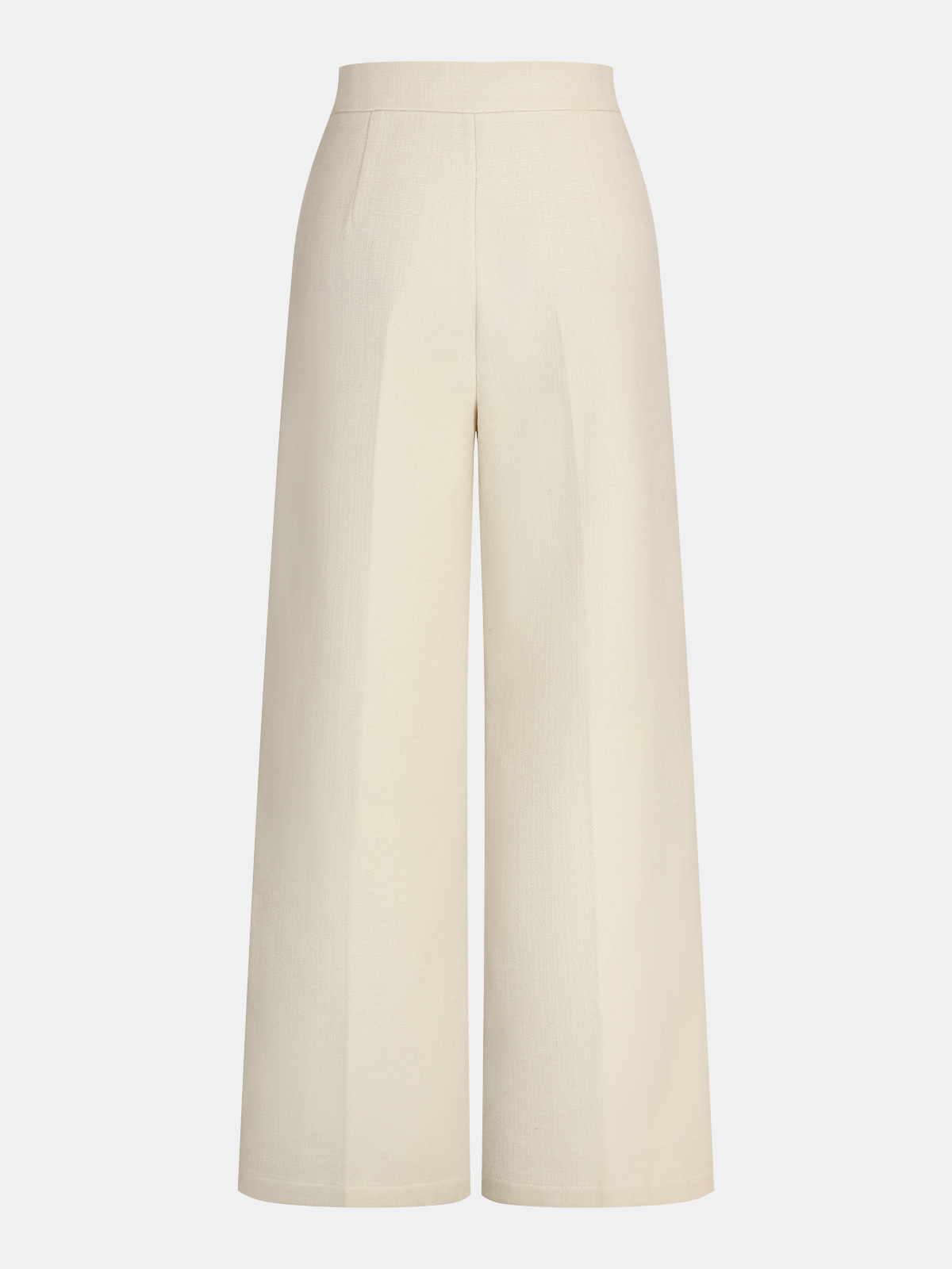 Mid-Waist Straight-Leg Pants-Chicvia